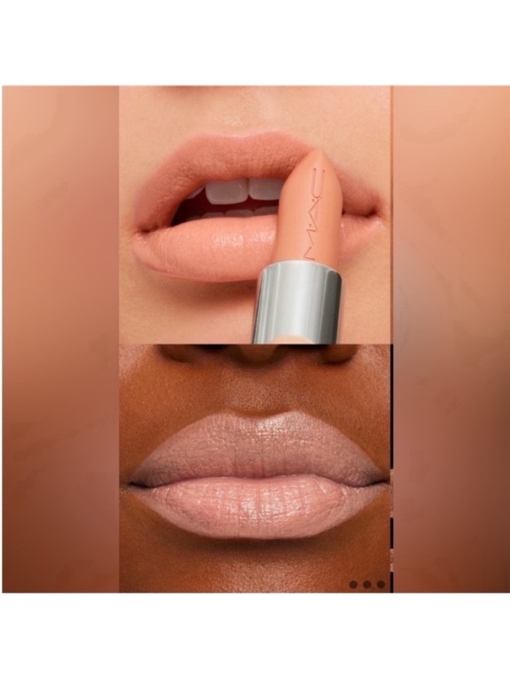 MAC Cosmetics M •A • CXIMAL Sleek Satin Lipstick Crème D'Nude (833) NIB - Picture 5 of 5
